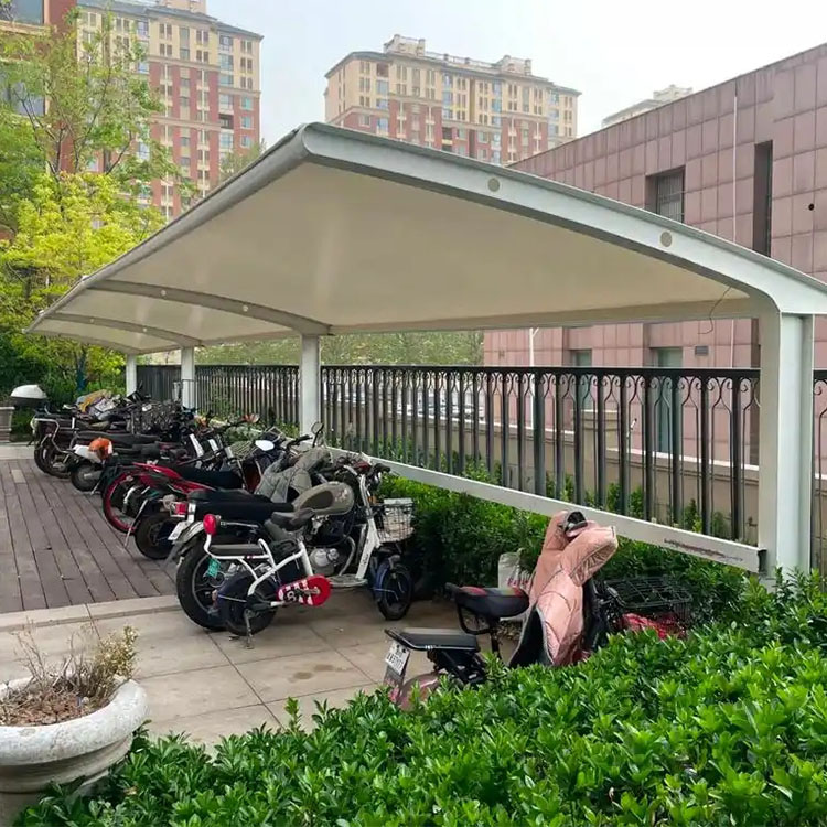 凉山膜结构电动车棚